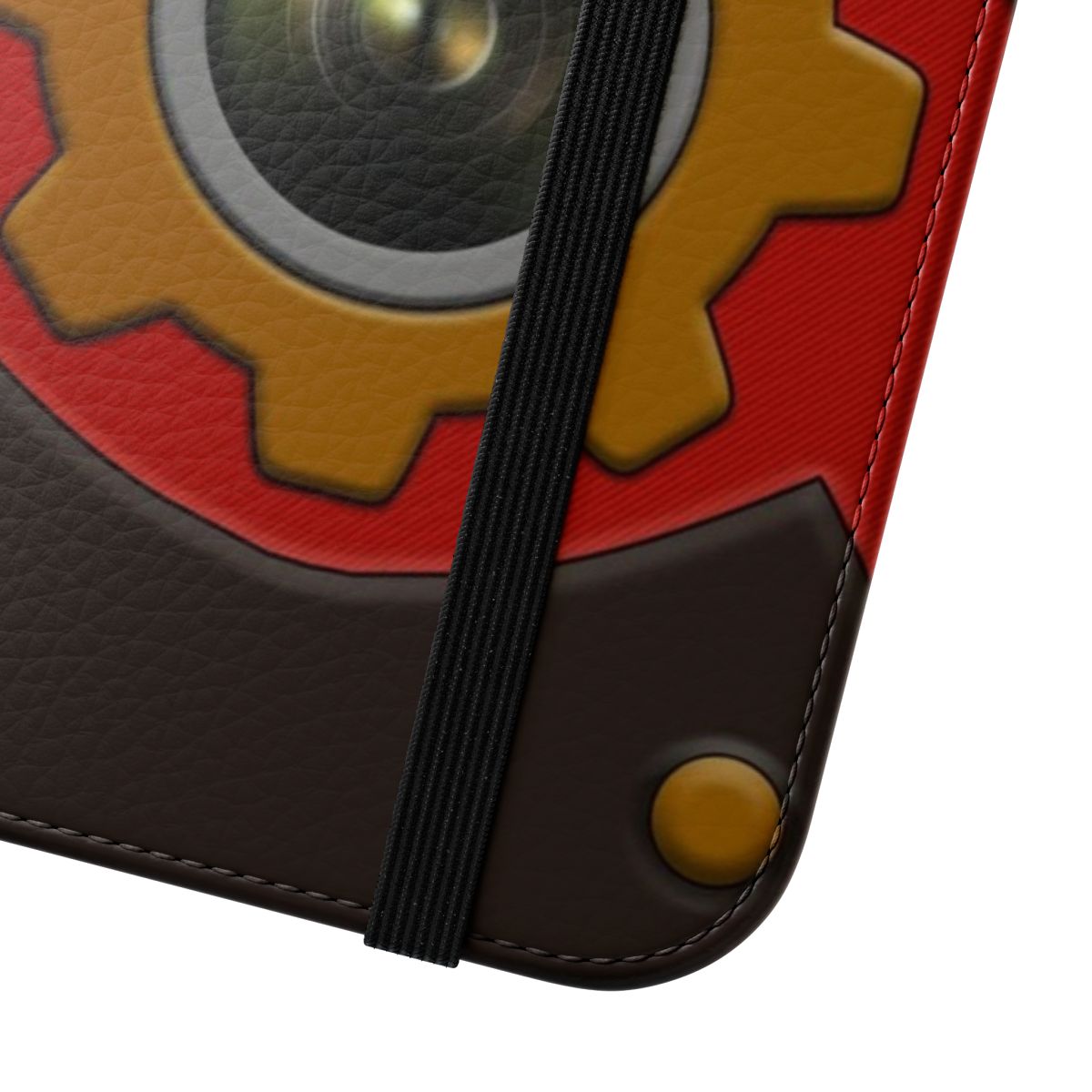 Kingdom Hearts Sora Flip Cover Phone Case with Camera Lens Design - Close Up