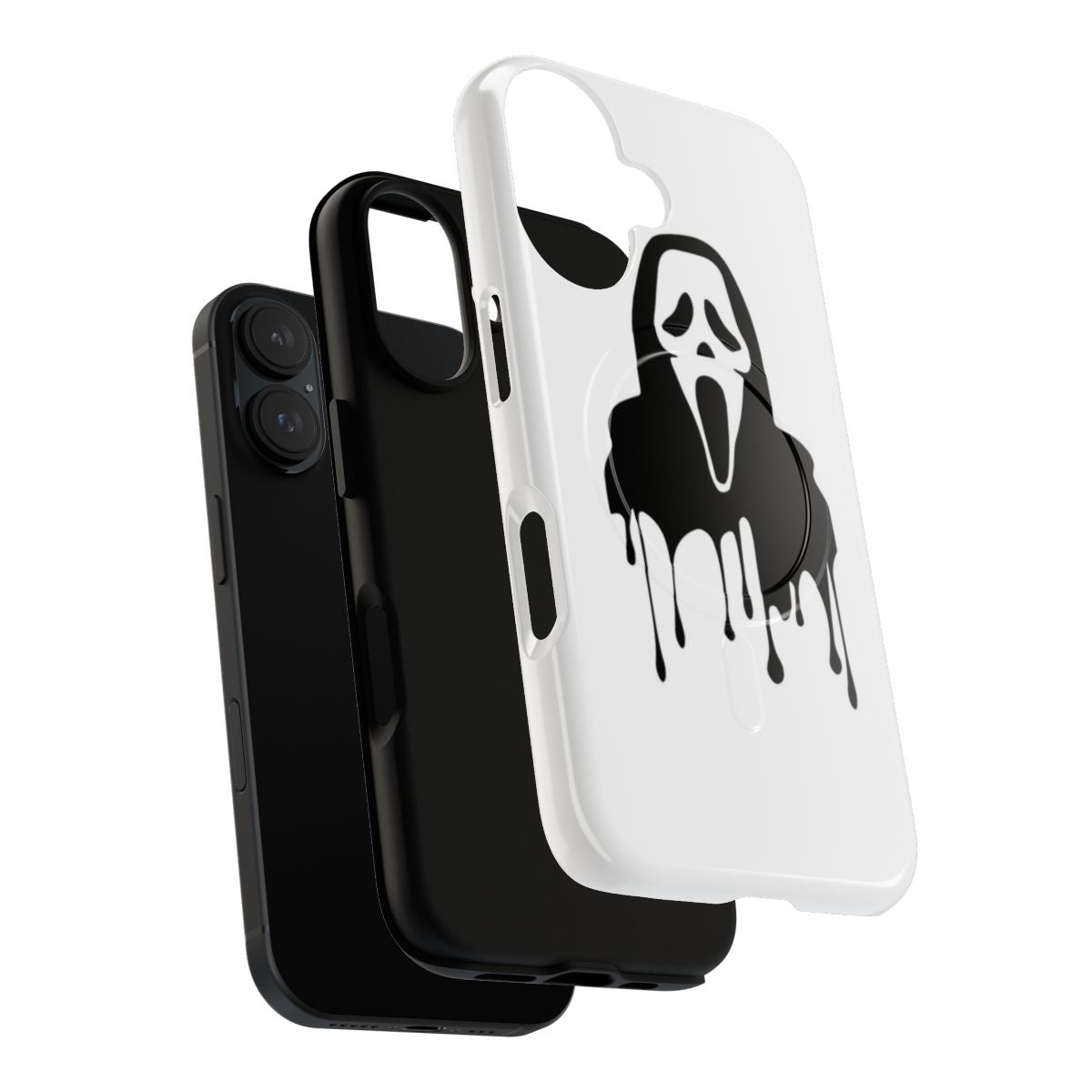 Ghostface-inspired magnetic tough phone case with a protective design - Layers