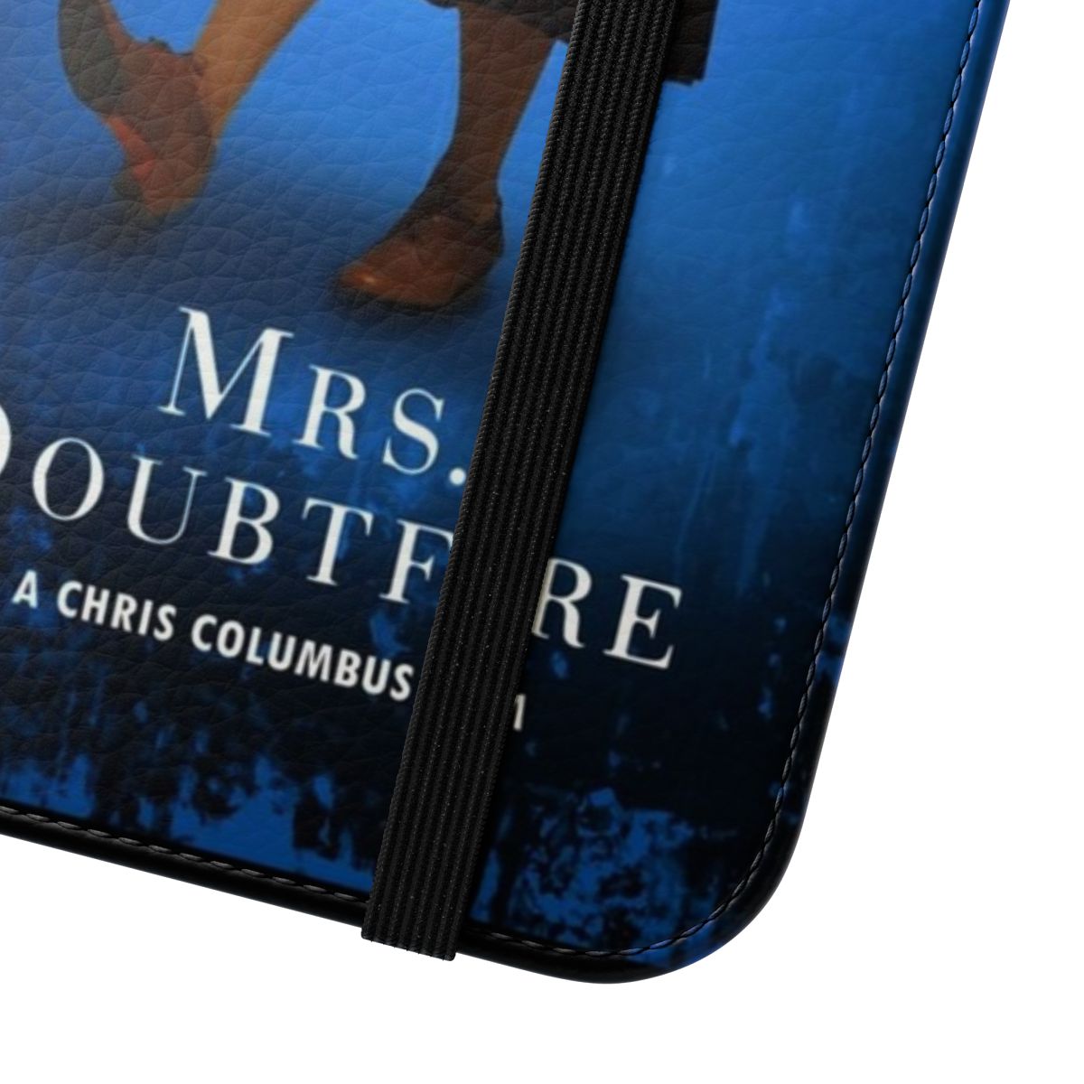 Mrs. Doubtfire-inspired flip cover phone case - Close Up