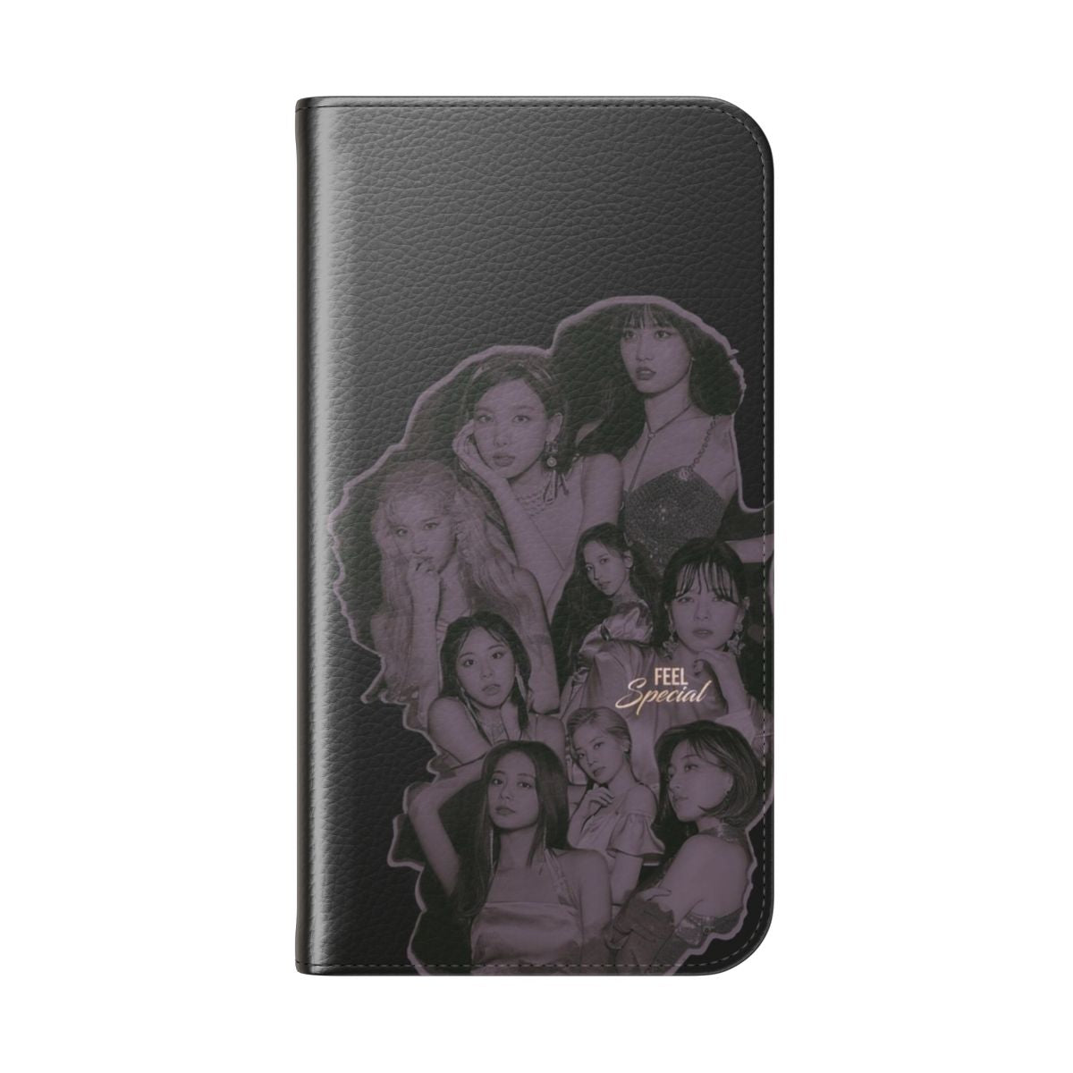 Twice inspired Feel Special themed flip cover phone case - Folded Back