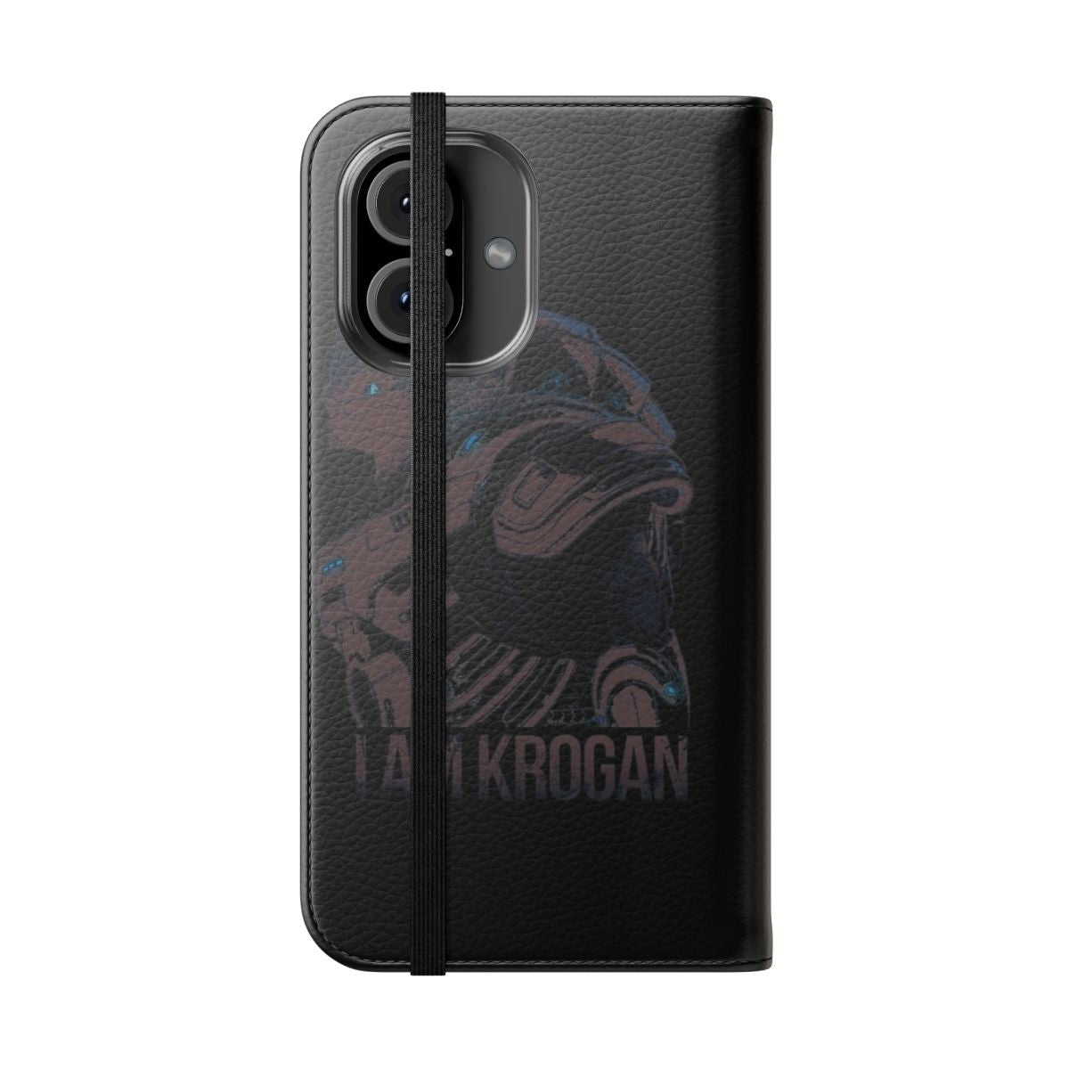 Gamer-Inspired Krogan Phone Case for Mass Effect Fans - Folded Front