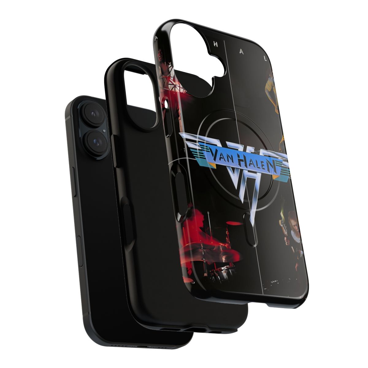 Magnetic tough phone case featuring the iconic album cover art of the legendary rock band Van Halen - Layers