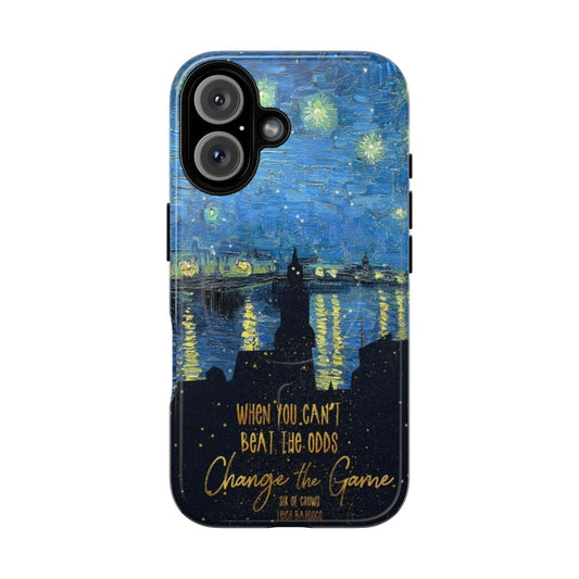 Kaz Brekker inspired magnetic tough phone case with literary quote