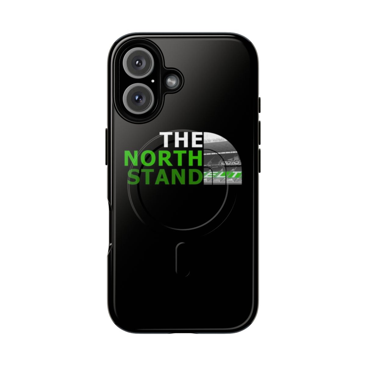 Magnetic tough phone case with Celtic football club design