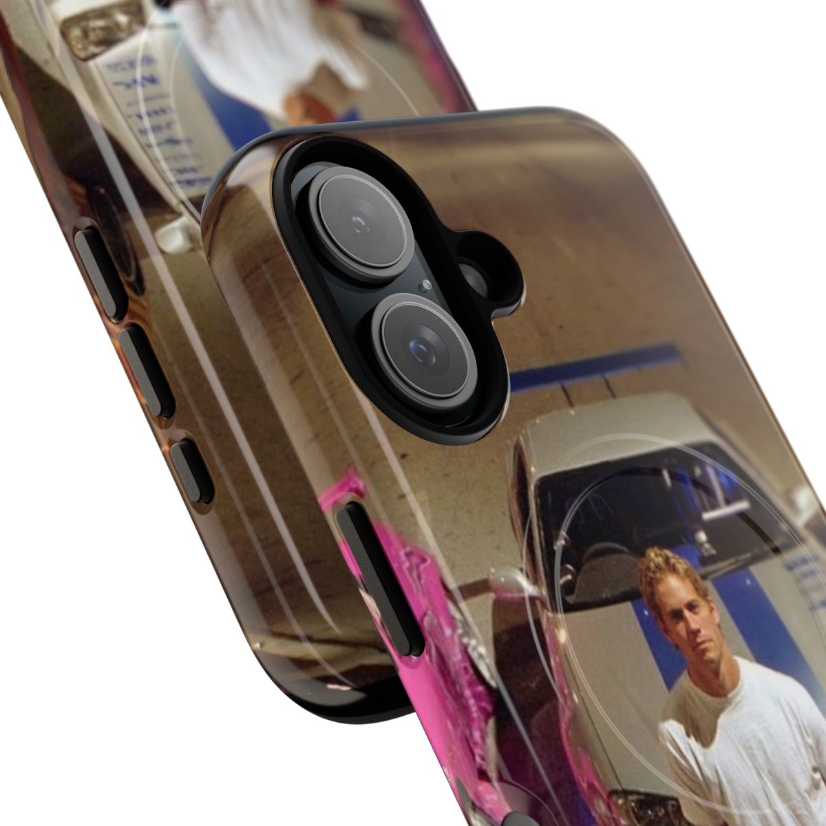 Customizable phone case featuring Brian O'Conner from the Fast and Furious franchise - Detail