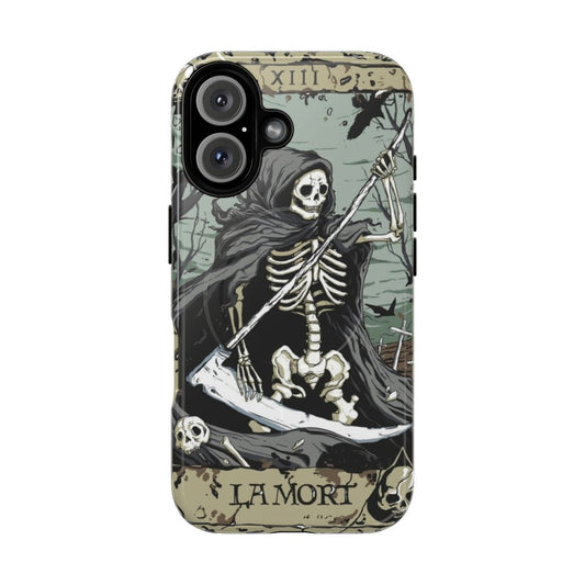 Skull tarot death magnetic tough phone case