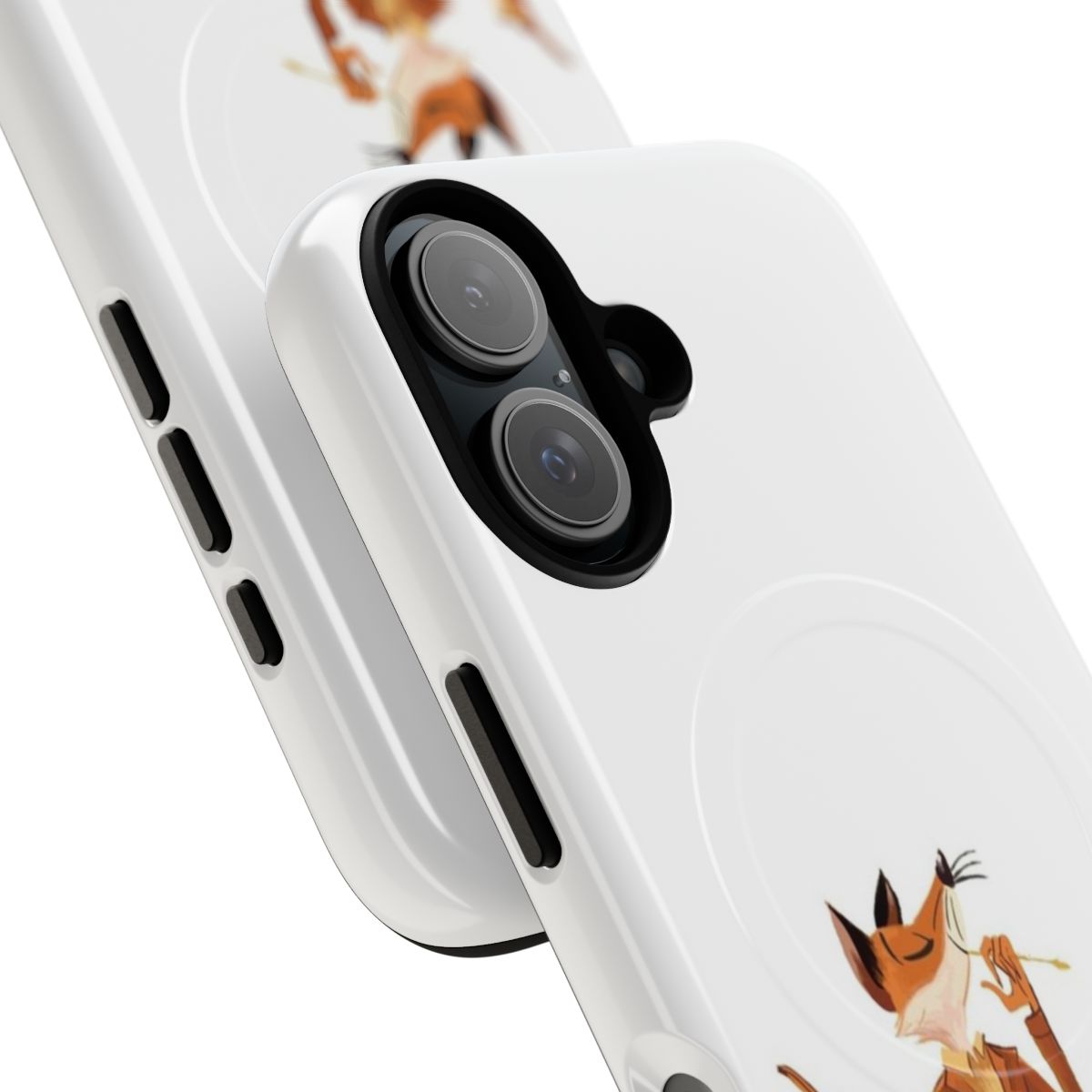 Fantastic Mr. Fox-inspired phone case with magnetic closure - Detail