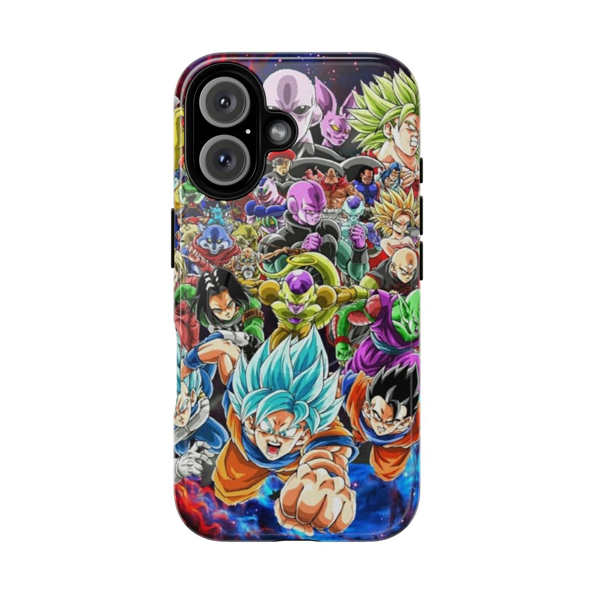 Dragon Ball Z inspired magnetic tough phone case with Friday movie theme