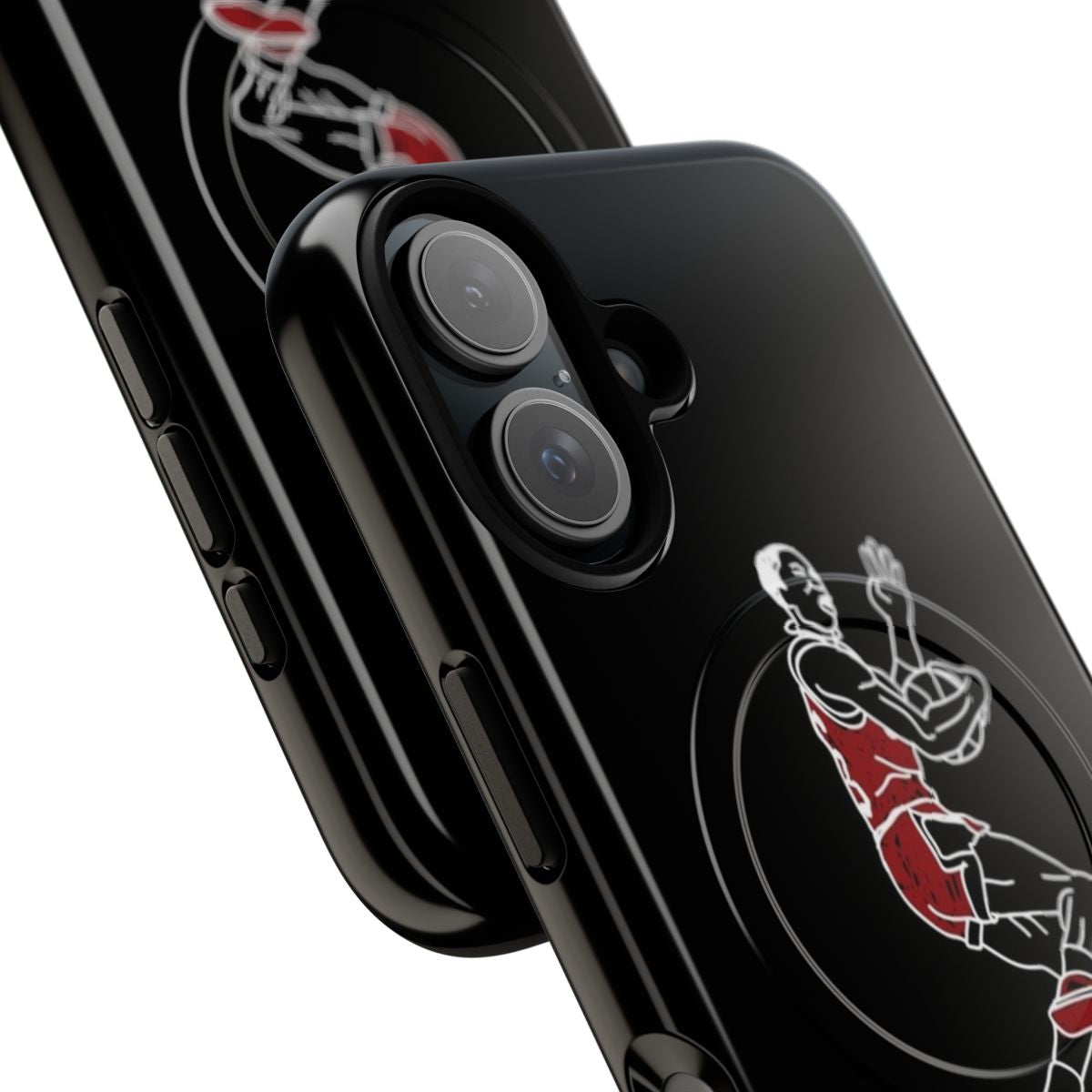 Tough magnetic phone case inspired by Michael Jordan's iconic basketball career and style - Detail