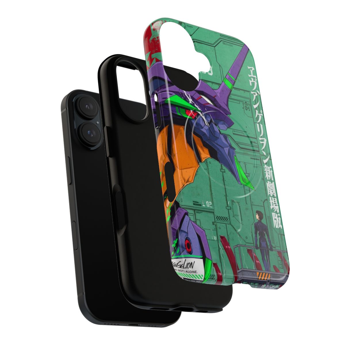 Magnetic tough phone case inspired by the anime Evangelion - Layers