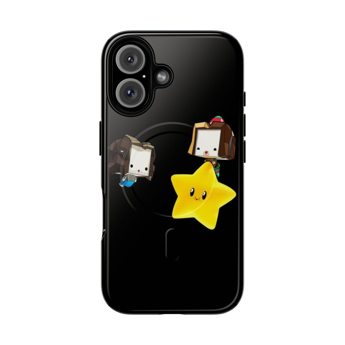 Magnetic tough phone case featuring a rocket ship design inspired by the popular YouTube channel Game Grumps.