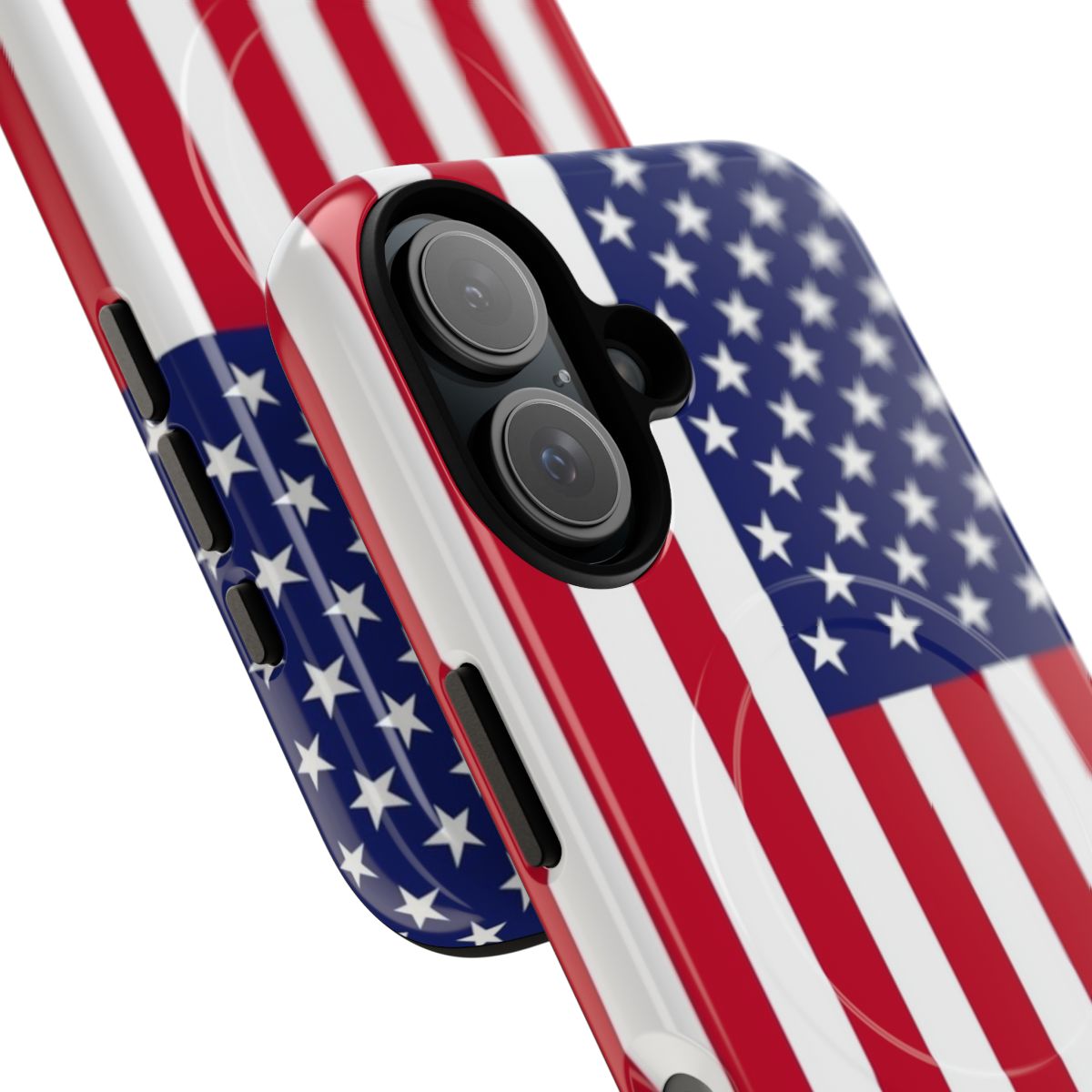 Patriotic American flag phone case for magnetic tough phones - Detail