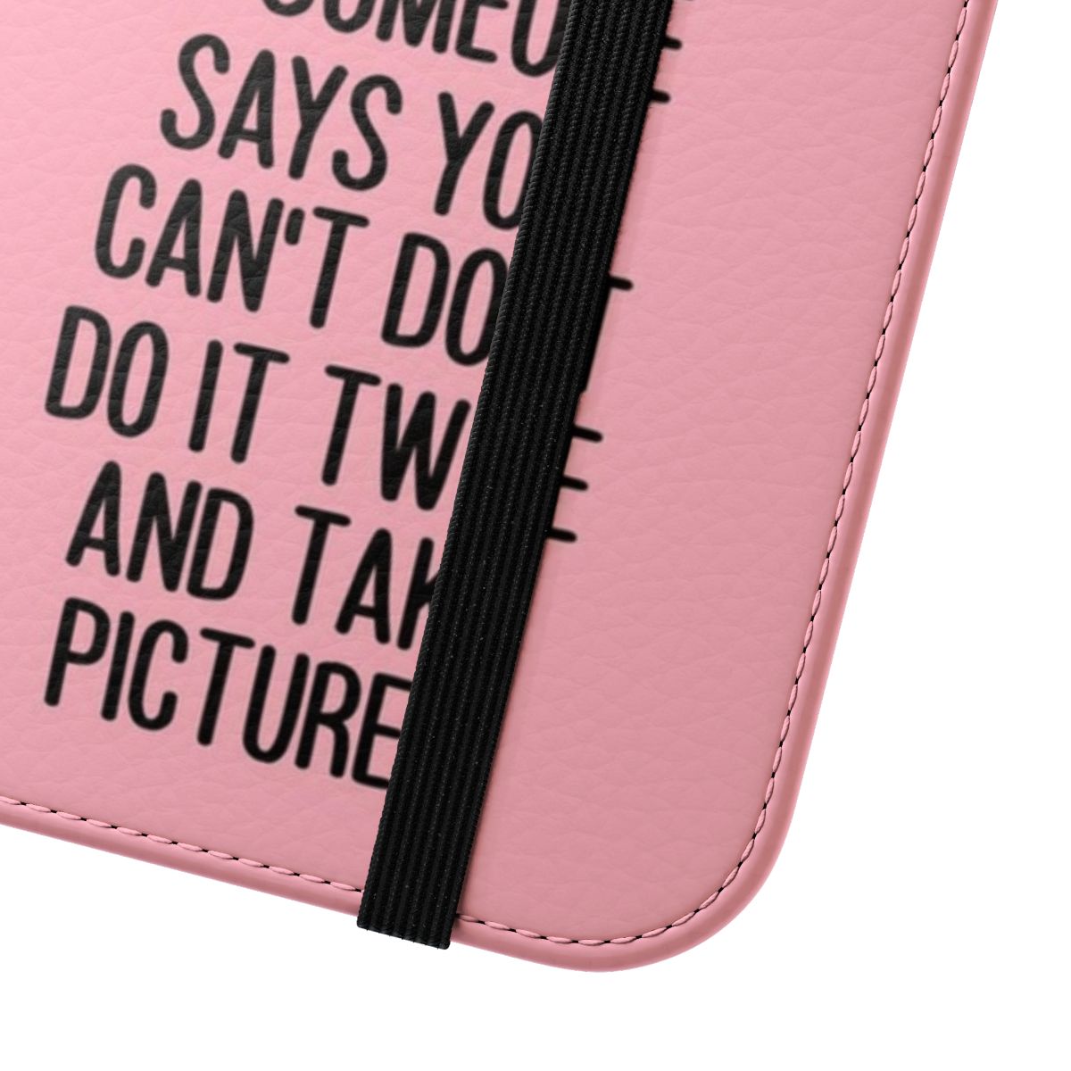 Inspirational phone case with motivational quotes for self-improvement and personal growth - Close Up