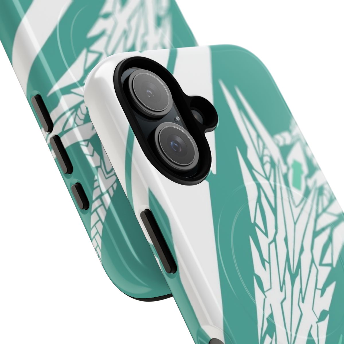 Magnetic protective phone case featuring Xenoblade Chronicles 2 design - Detail