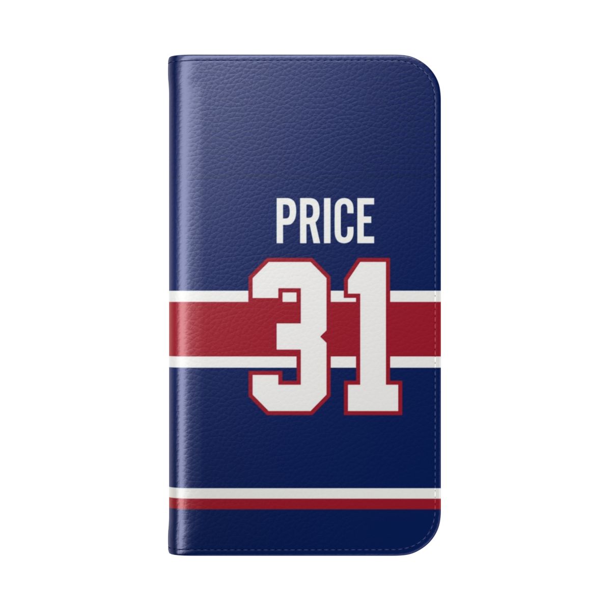 Montreal Canadiens-inspired Carey Price flip cover phone case - Folded Back