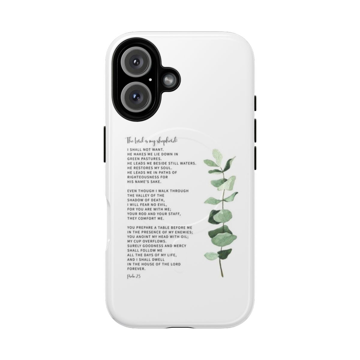 Psalm 23 Bible Verse Magnetic Tough Phone Case