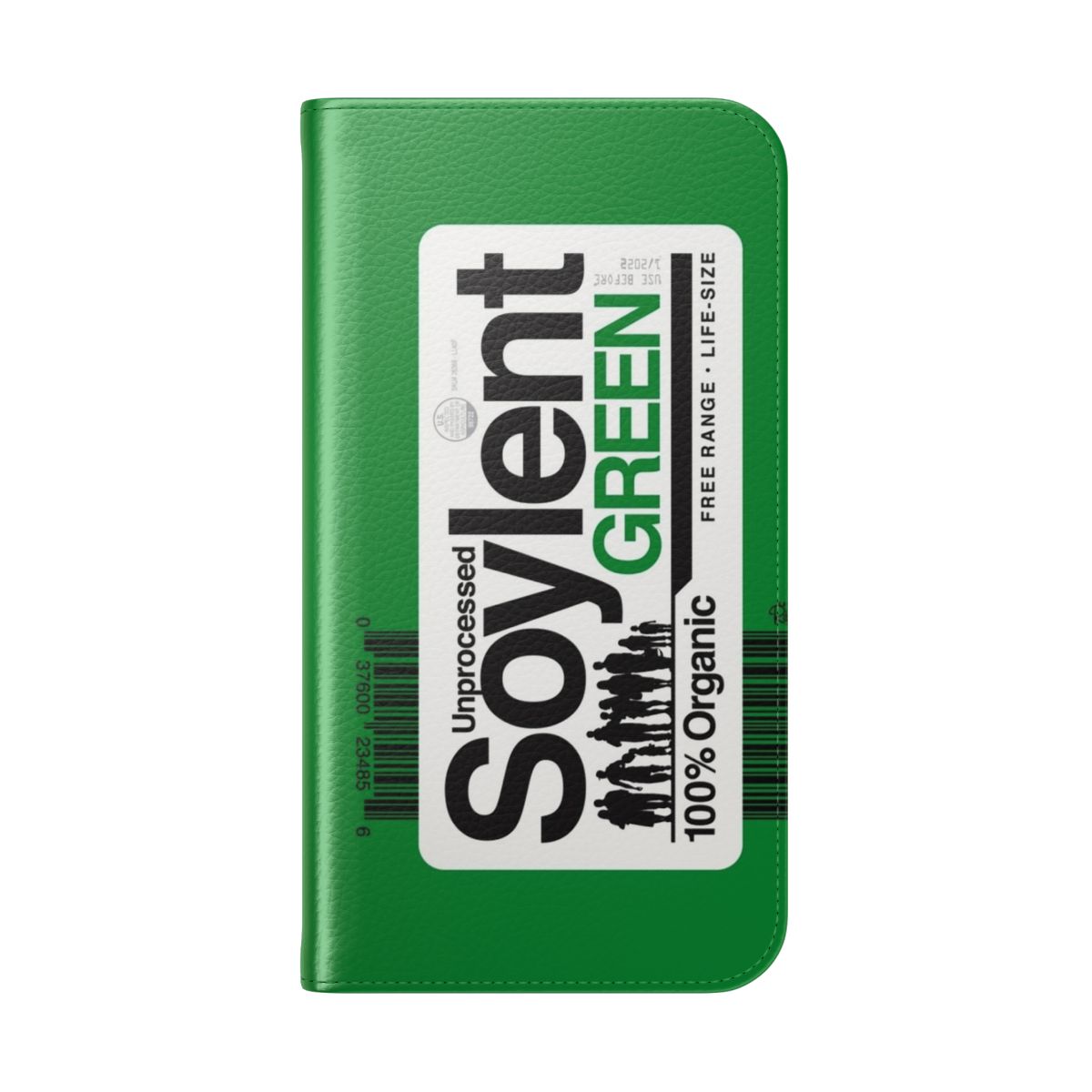 Soylent Green-themed flip cover phone case for sci-fi fans - Folded Back