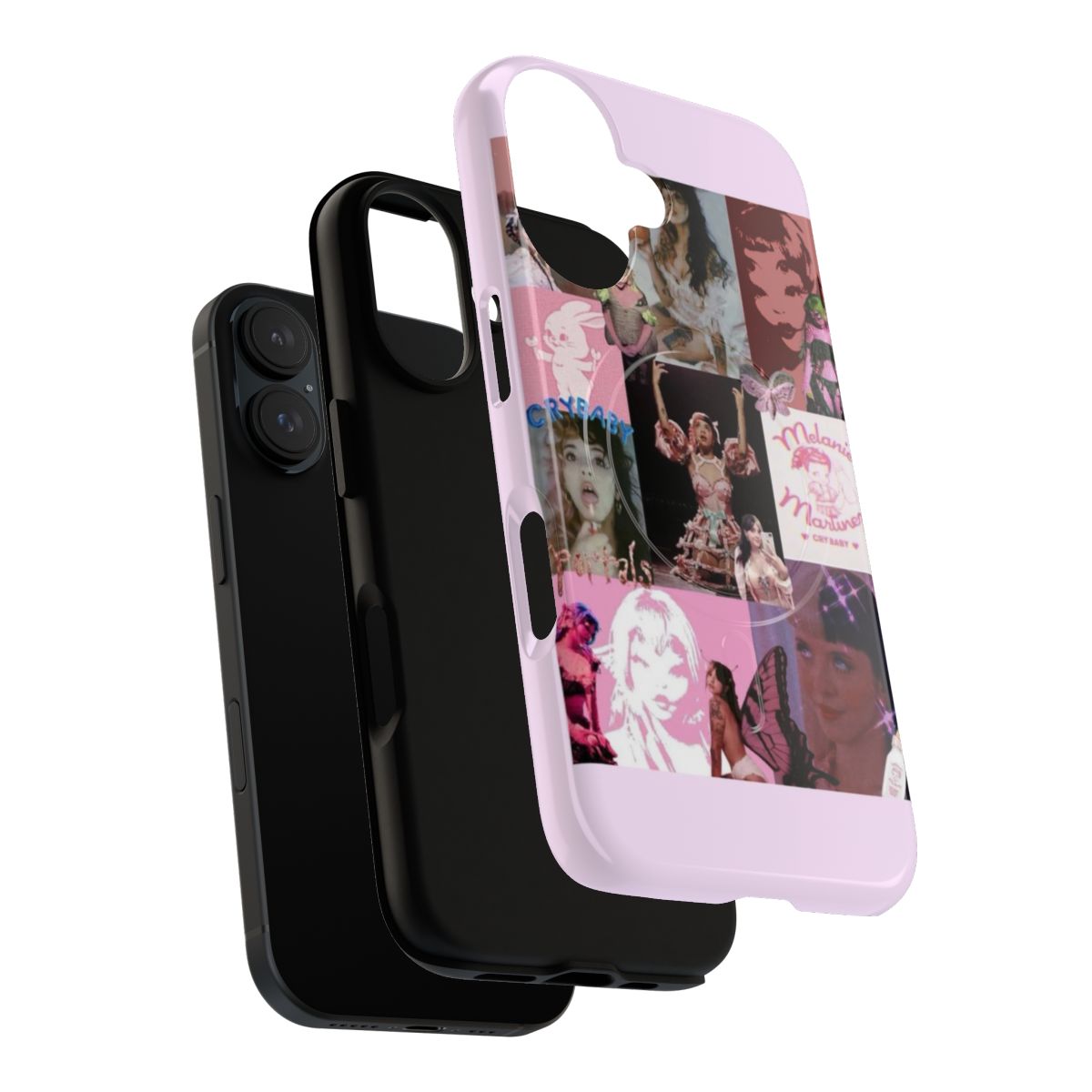 Melanie-inspired pink and blue magnetic tough phone case - Layers