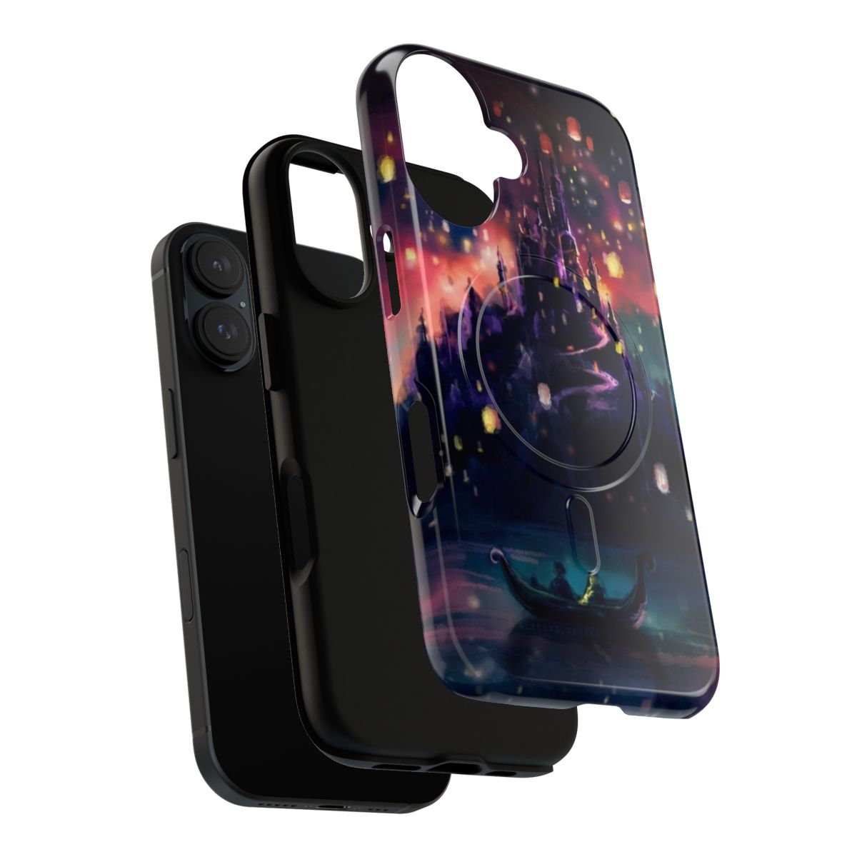 Tangled movie-inspired magnetic tough phone case cover - Layers