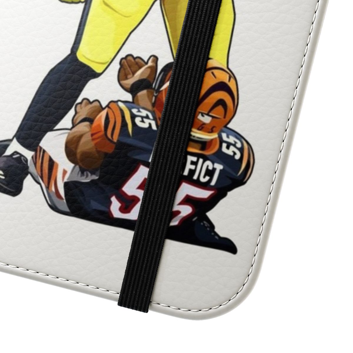 Customizable football phone case featuring Juju Smith-Schuster of the Pittsburgh Steelers - Close Up