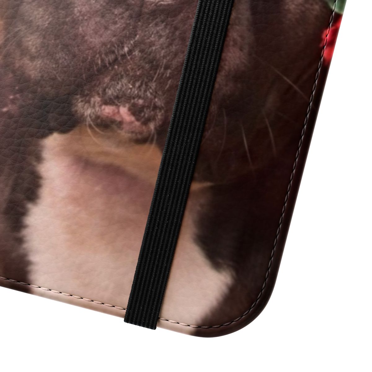 Flower Power Floral Dog Phone Case for Pit Bull and Dog Lovers - Close Up