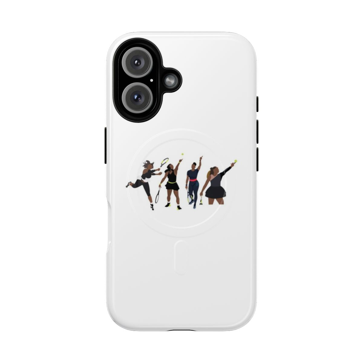 Serena Williams inspired tennis magnetic tough phone case