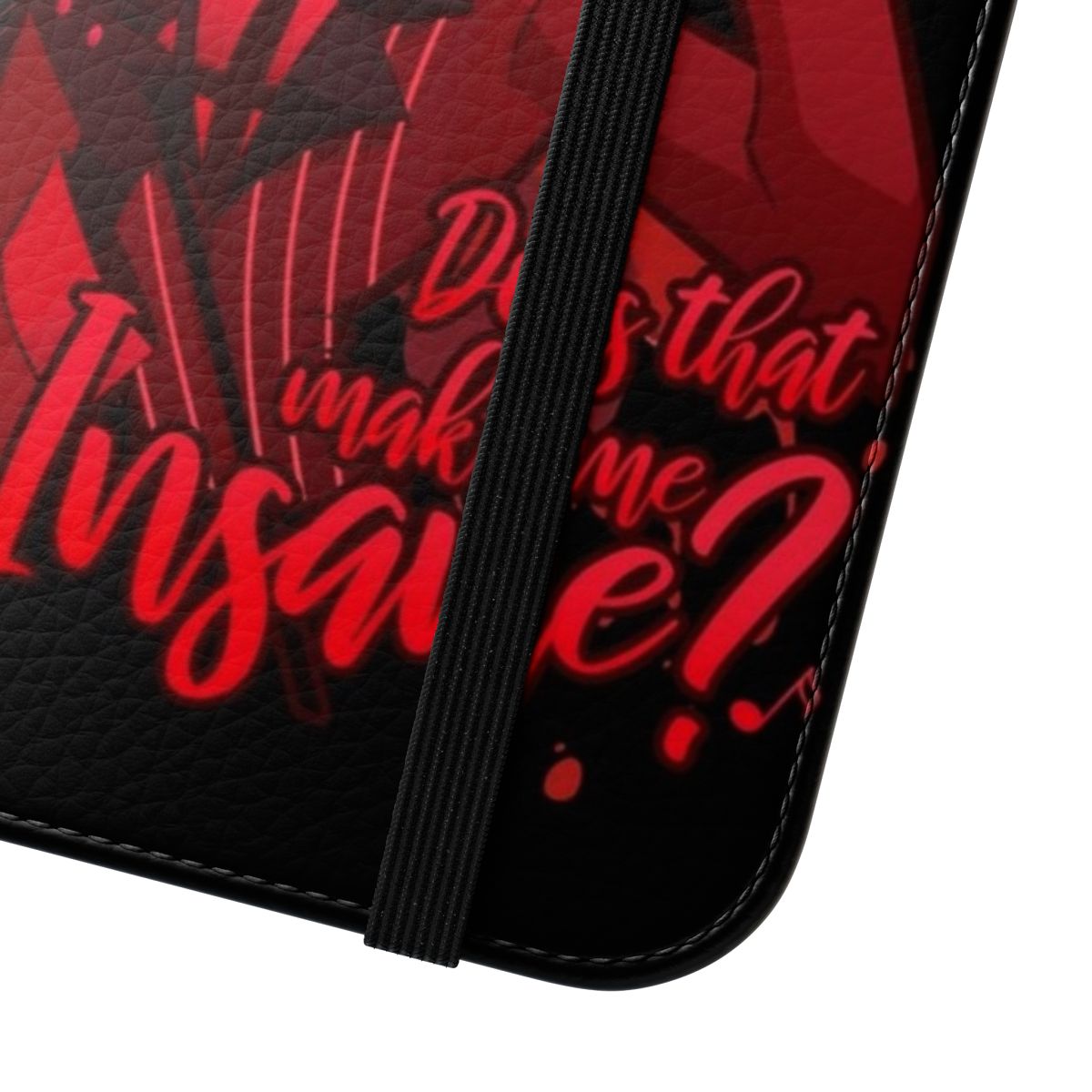 Hazbin Hotel Alastor the Radio Demon Flip Cover Phone Case - Close Up