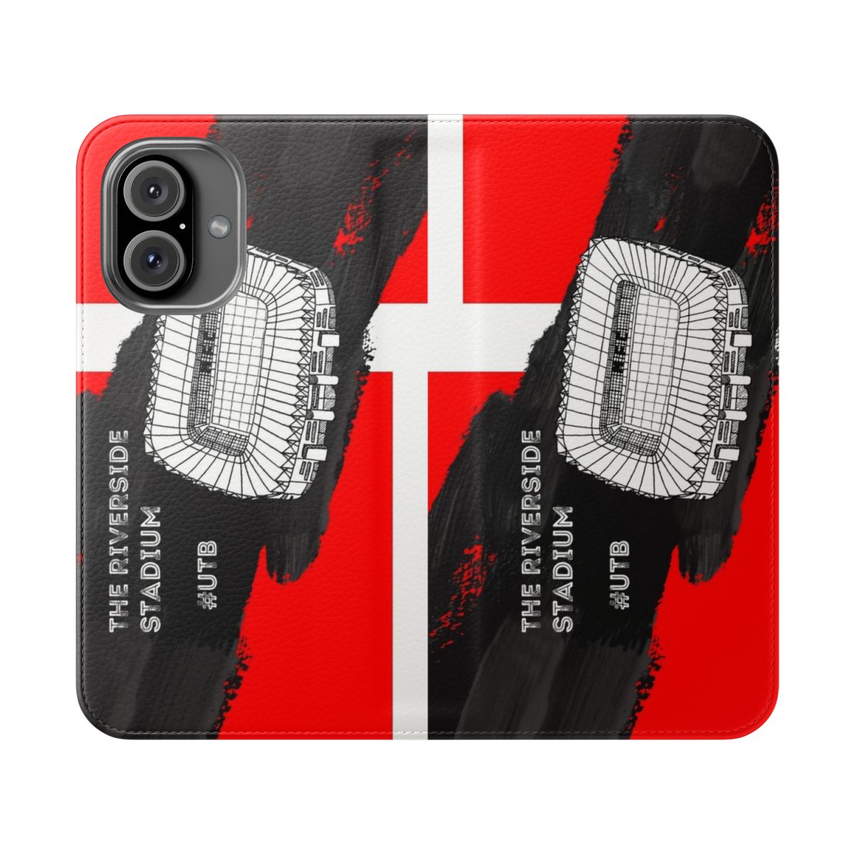 Middlesbrough FC themed flip cover phone case