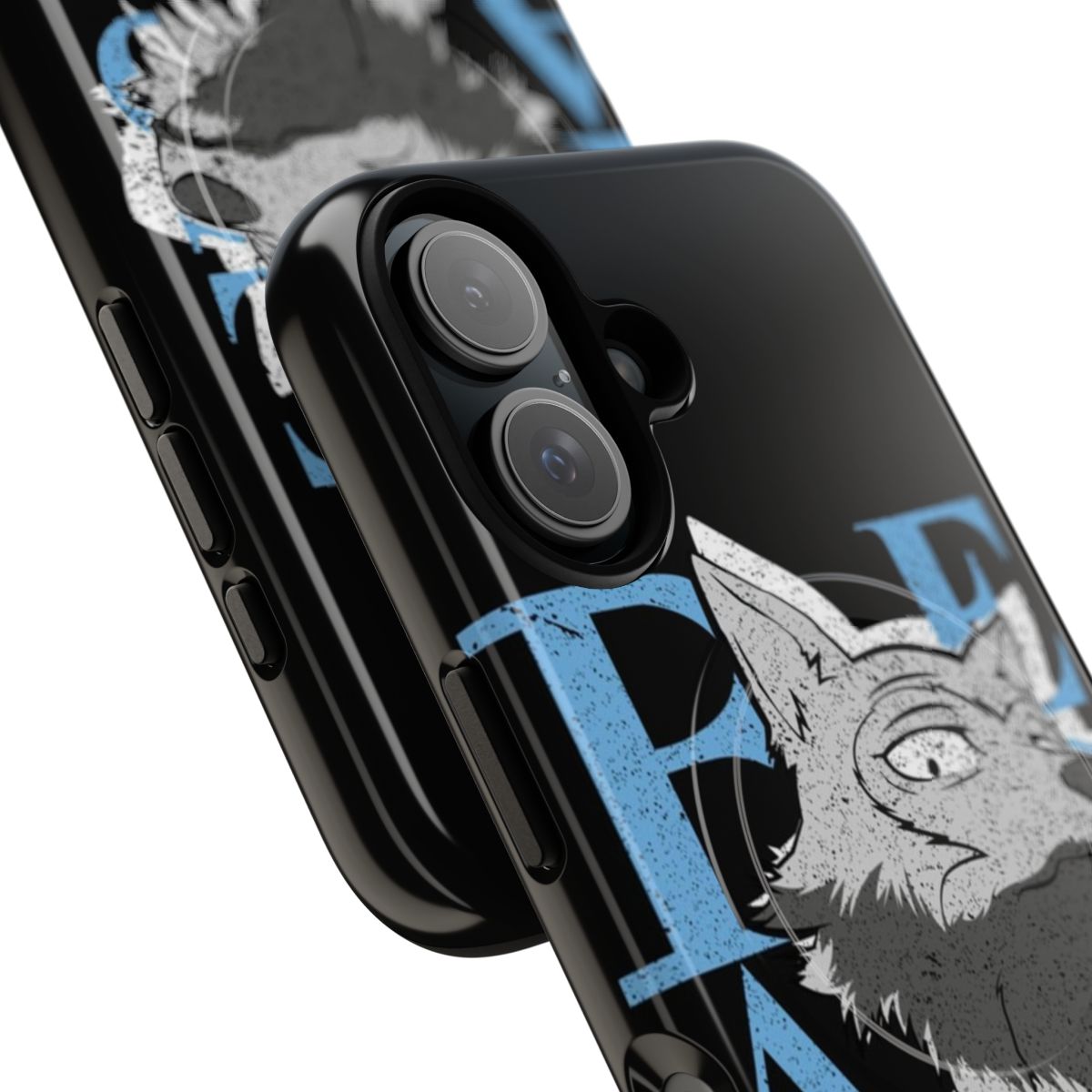 Beastars Legoshi Half Body Grunge Style Phone Case - Detail