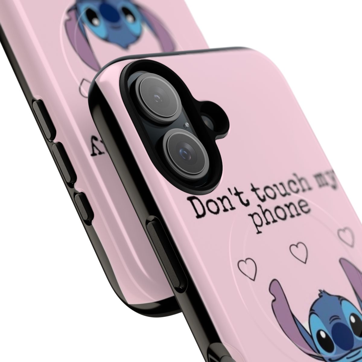 Stitch Magnetic Tough Protective Phone Case - Detail