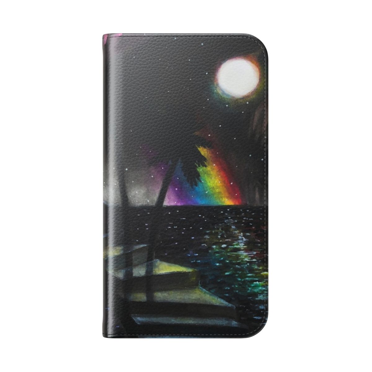 Indie rock-inspired flip cover phone case featuring Hawaii Part II, Miracle Musical, Tally Hall, and The Mind Electric artwork - Folded Back