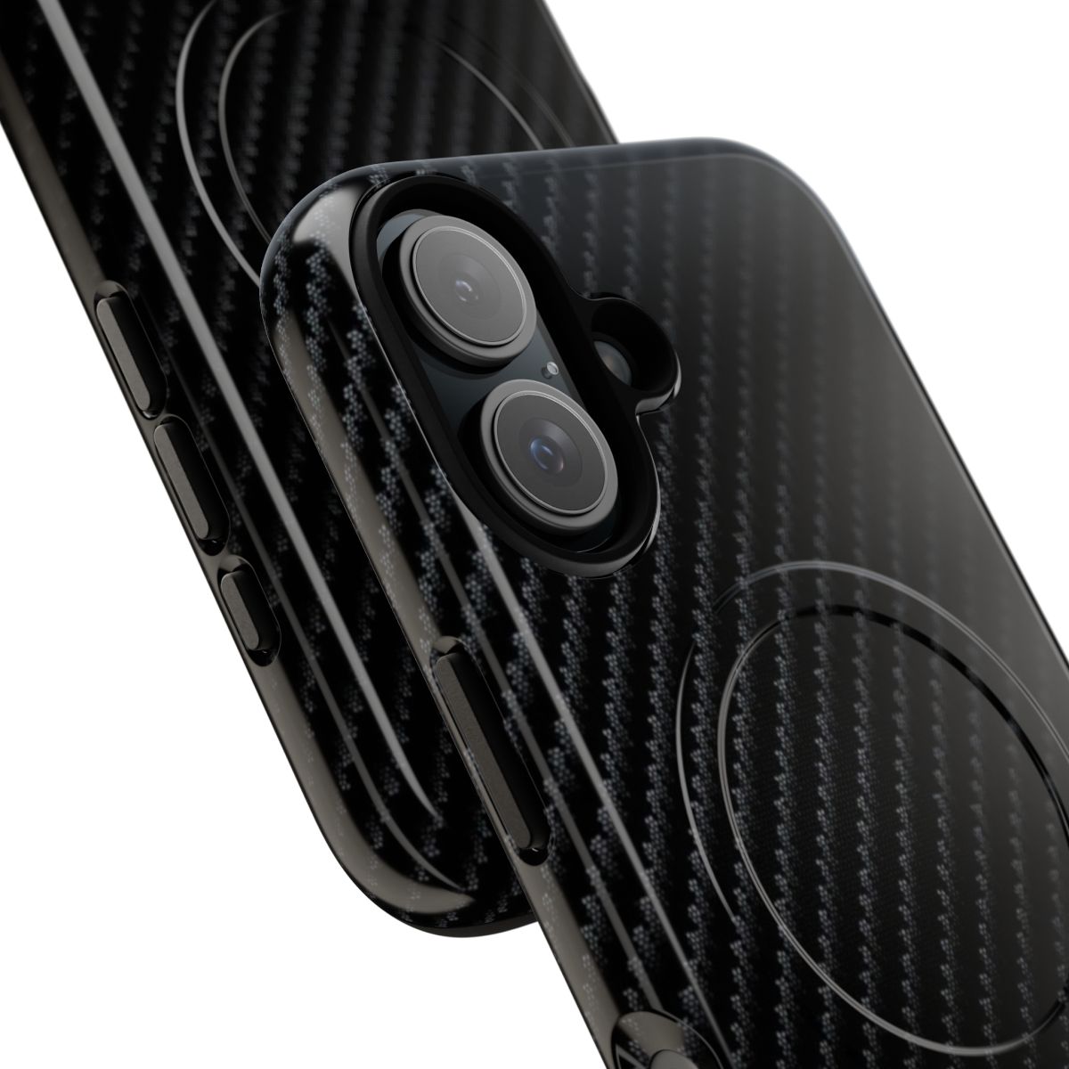 Carbon fiber phone case with sleek, modern design - Detail