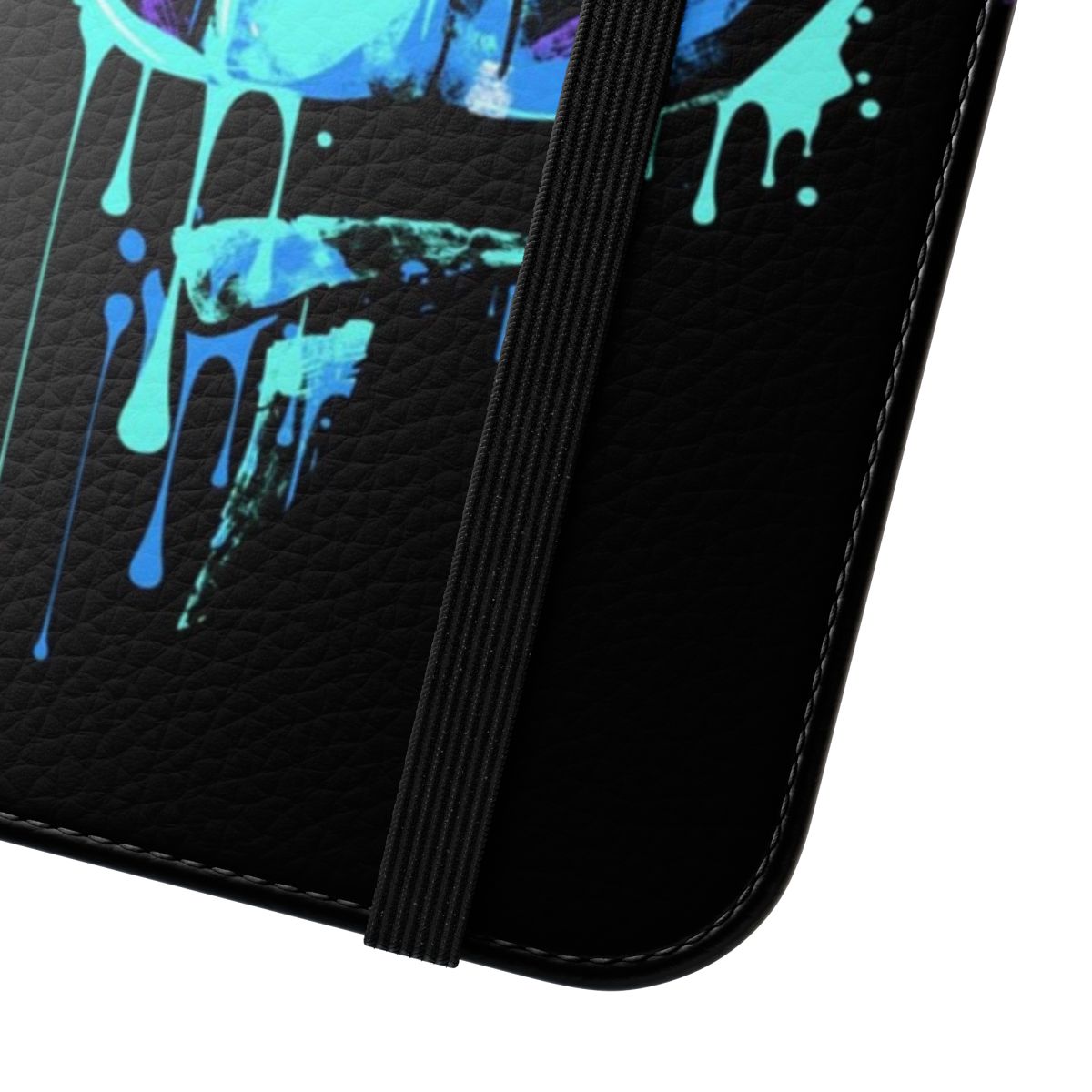 Vibrant phone case featuring a striking portrait of the iconic Predator character from the sci-fi movie franchise. - Close Up