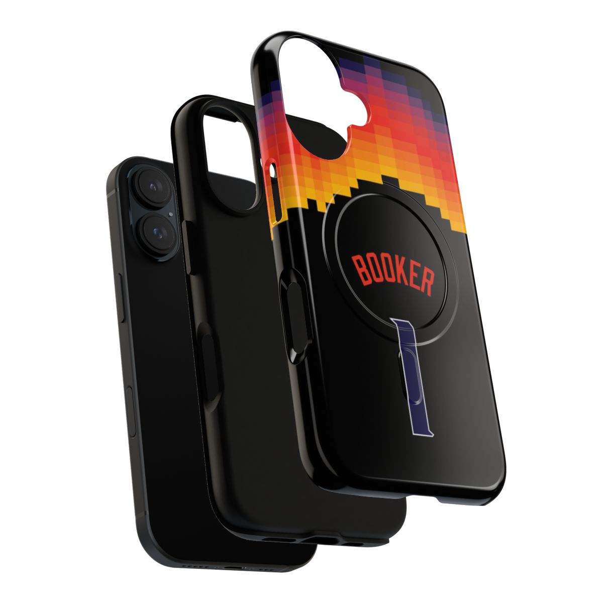 Magnetic tough phone case featuring a retro Phoenix Suns design - Layers