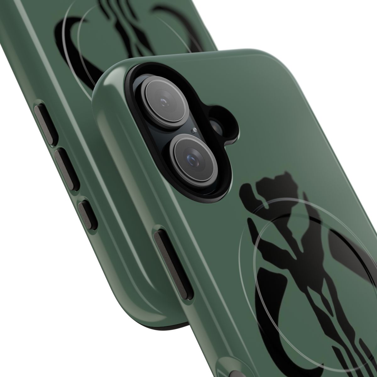 Durable, stylish phone case featuring Mandalore and Mandalorian inspired design - Detail