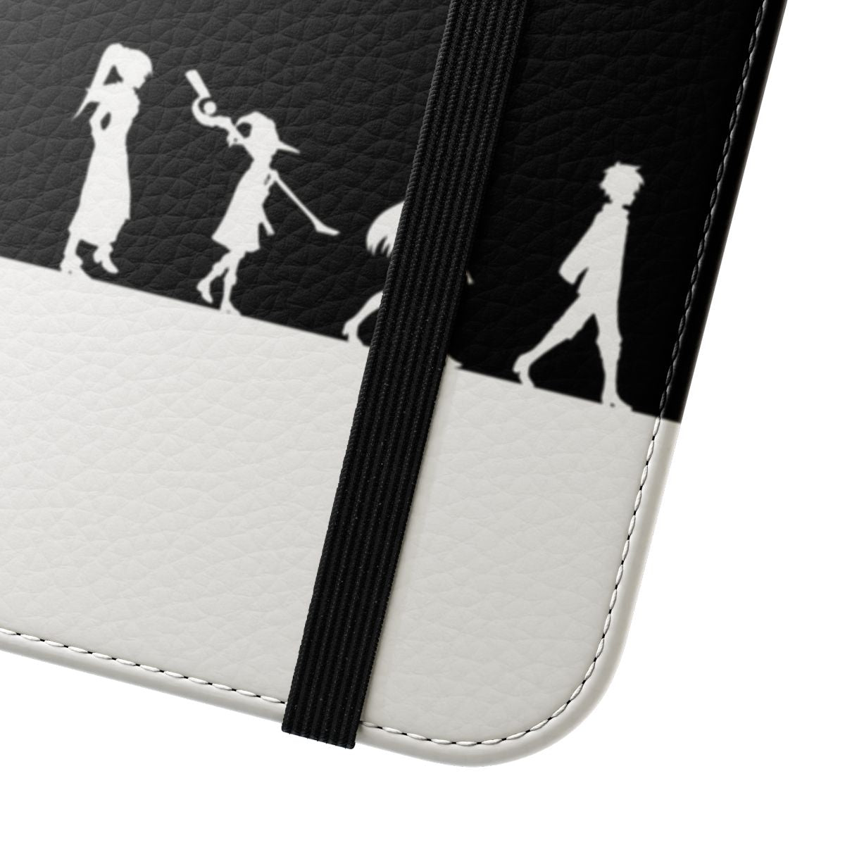 Isekai-inspired inverted flip cover phone case with fantasy and adventure elements - Close Up