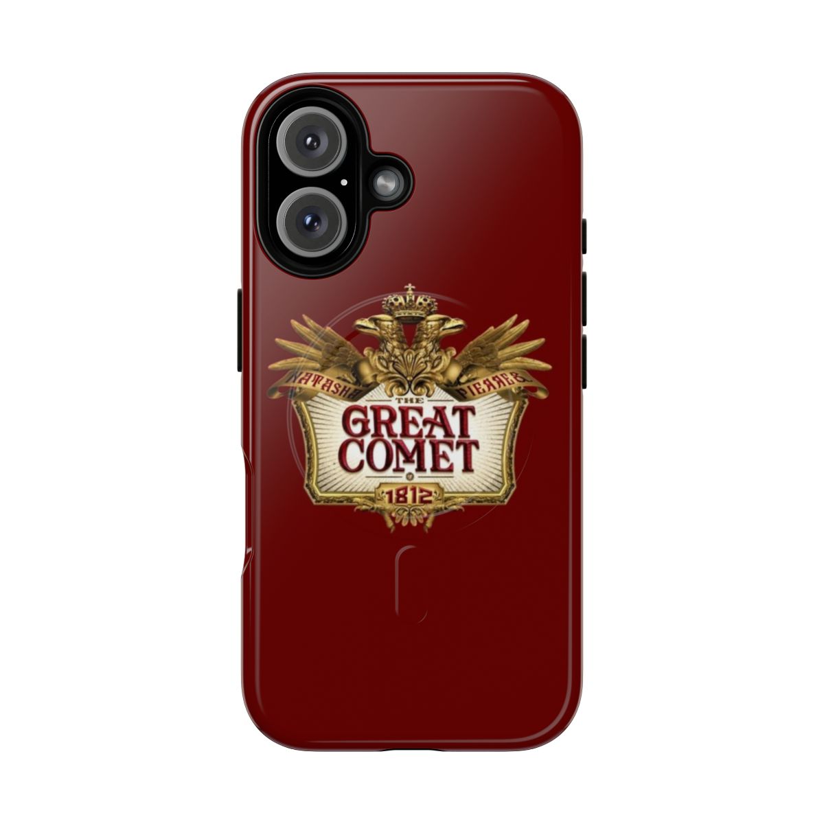 Magnetic tough phone case featuring The Great Comet of 1812 musical design