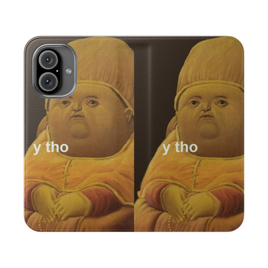 "Y Tho" meme-inspired phone case cover