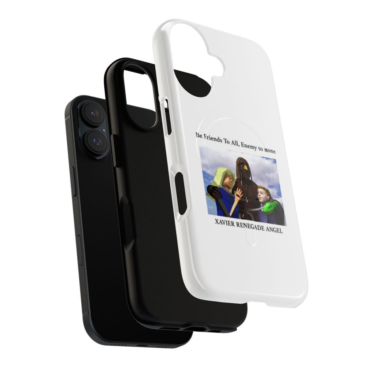 Magnetic tough phone case featuring the character Xavier Renegade Angel - Layers