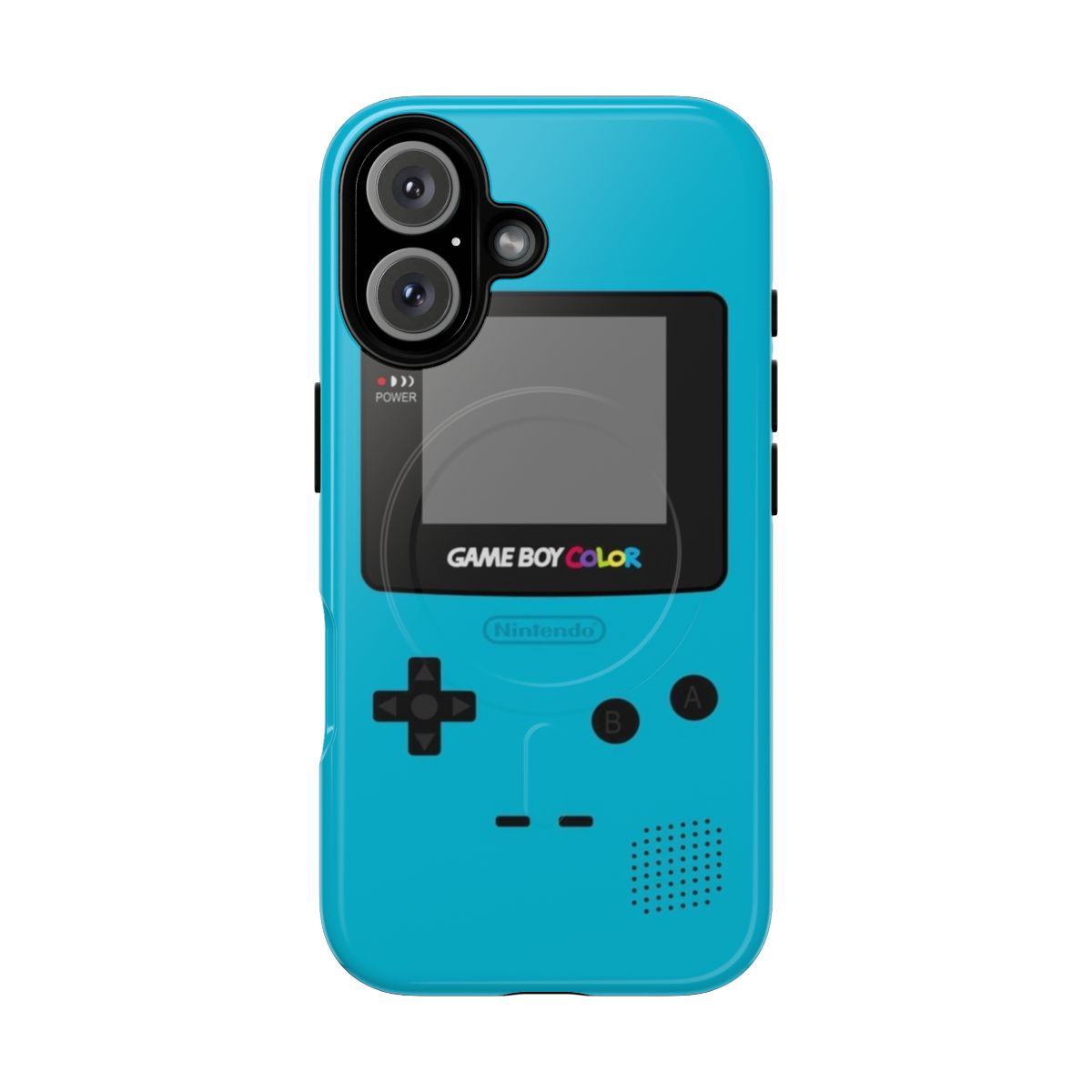 Stylish Game Boy-inspired magnetic phone case for retro gaming fans