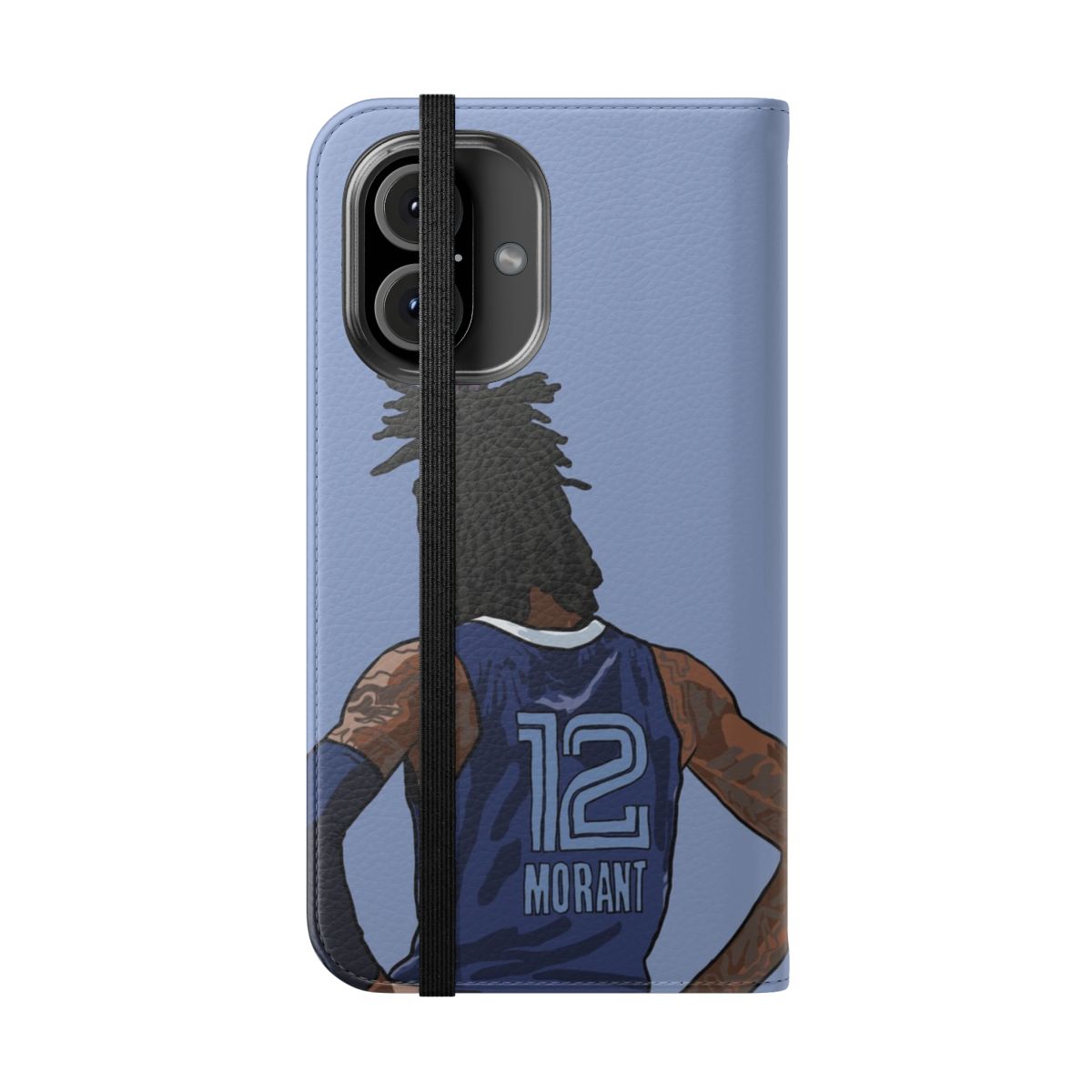 Ja Morant Inspired Basketball Flip Phone Case - Folded Front