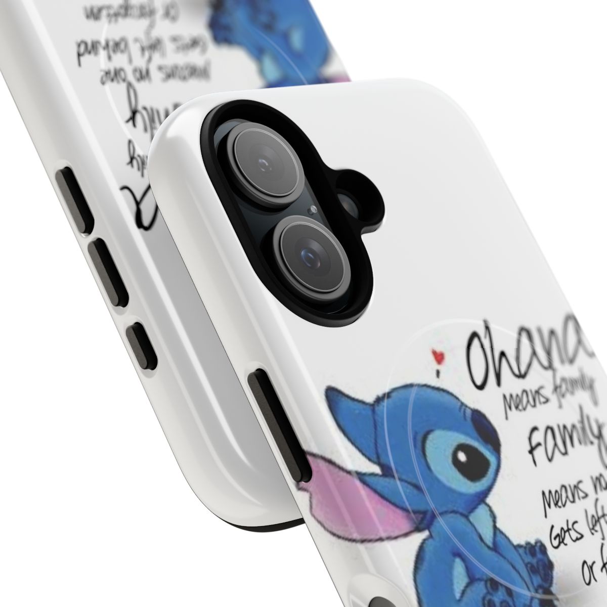 Ohana Magnetic Protective Phone Case with Cute Disney Cartoon Designs - Detail