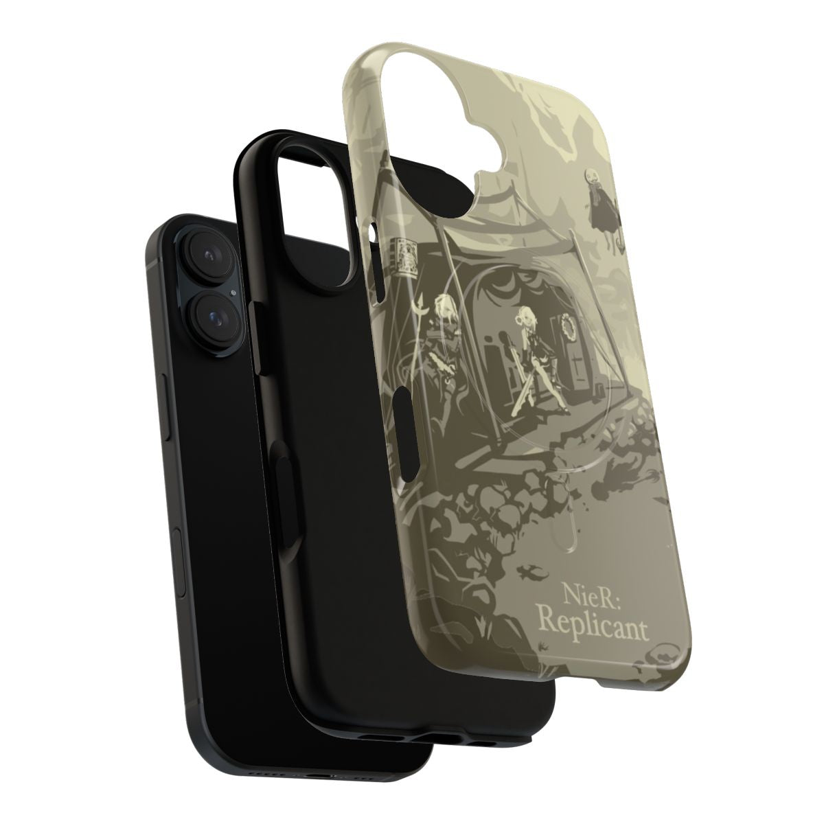 Nier Replicant-inspired magnetic tough phone cases - Layers