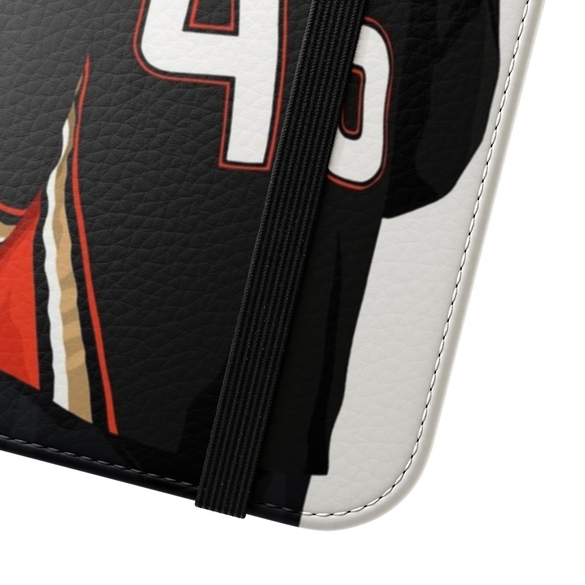 Personalized Trevor Zegras phone case with hockey player design - Close Up