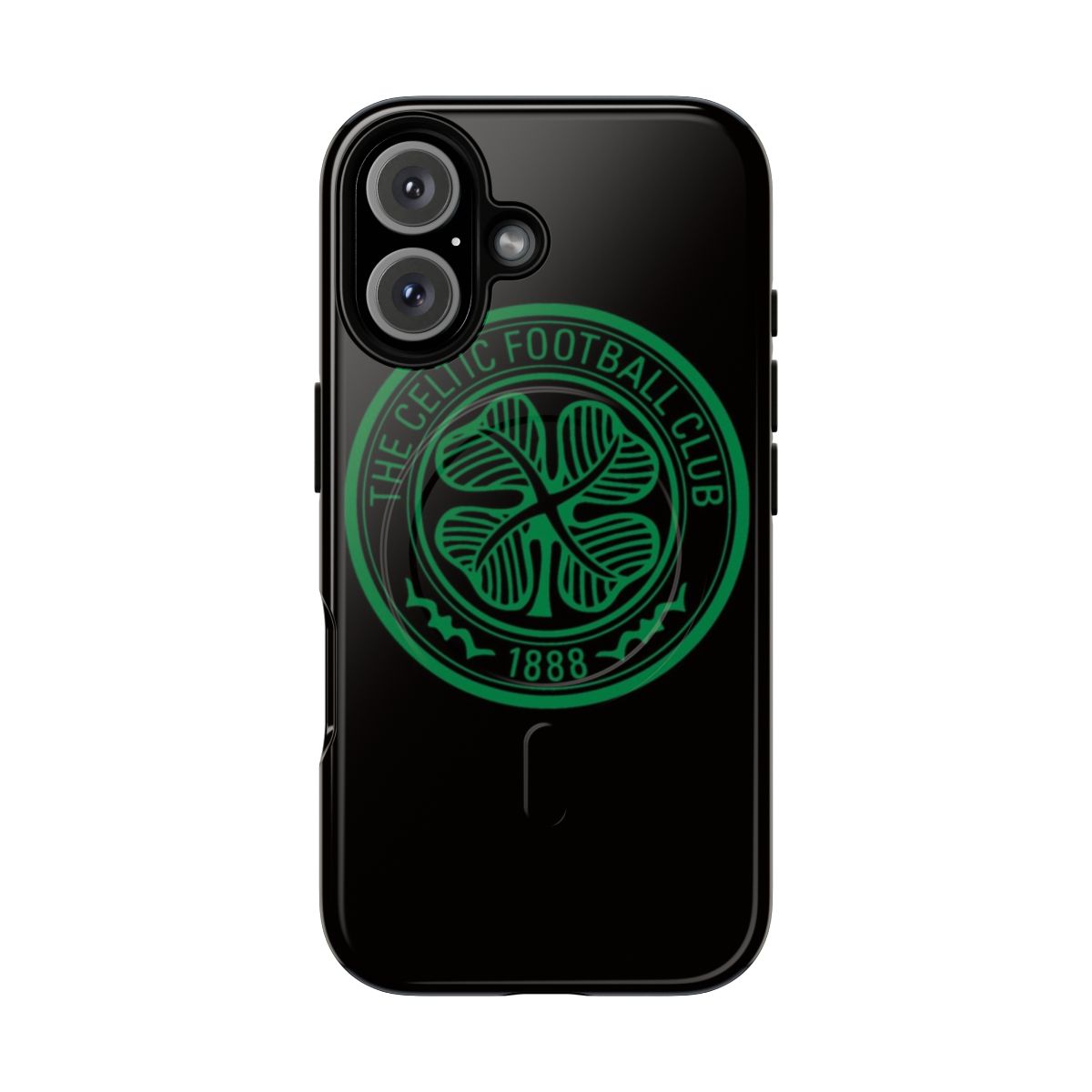 Celtic-patterned magnetic tough phone case