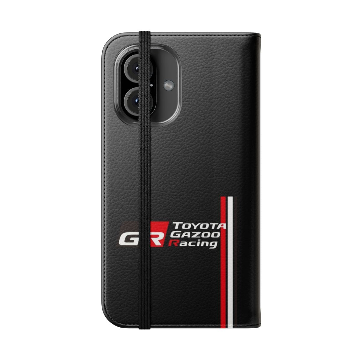 Flip cover phone case inspired by the Toyota GR86, GT86, and AE86 models - Folded Front