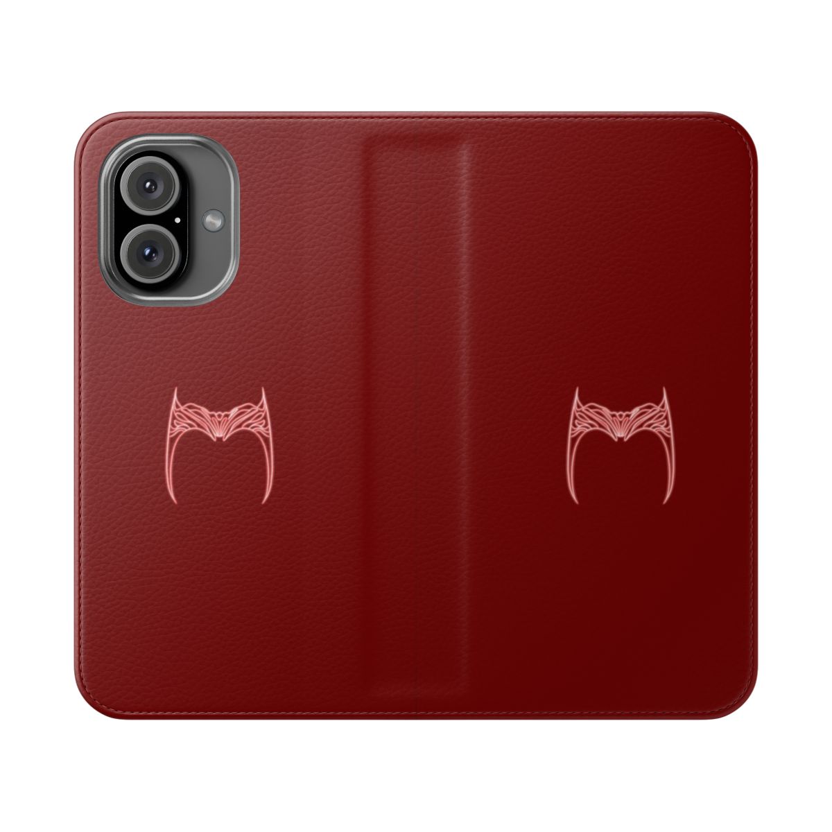 Minimal phone case with crown design, ideal for Wanda Maximoff fans