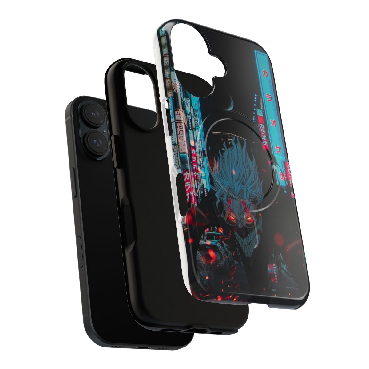 Dandadan inspired magnetic tough phone case featuring the character Ken Takakura - Layers