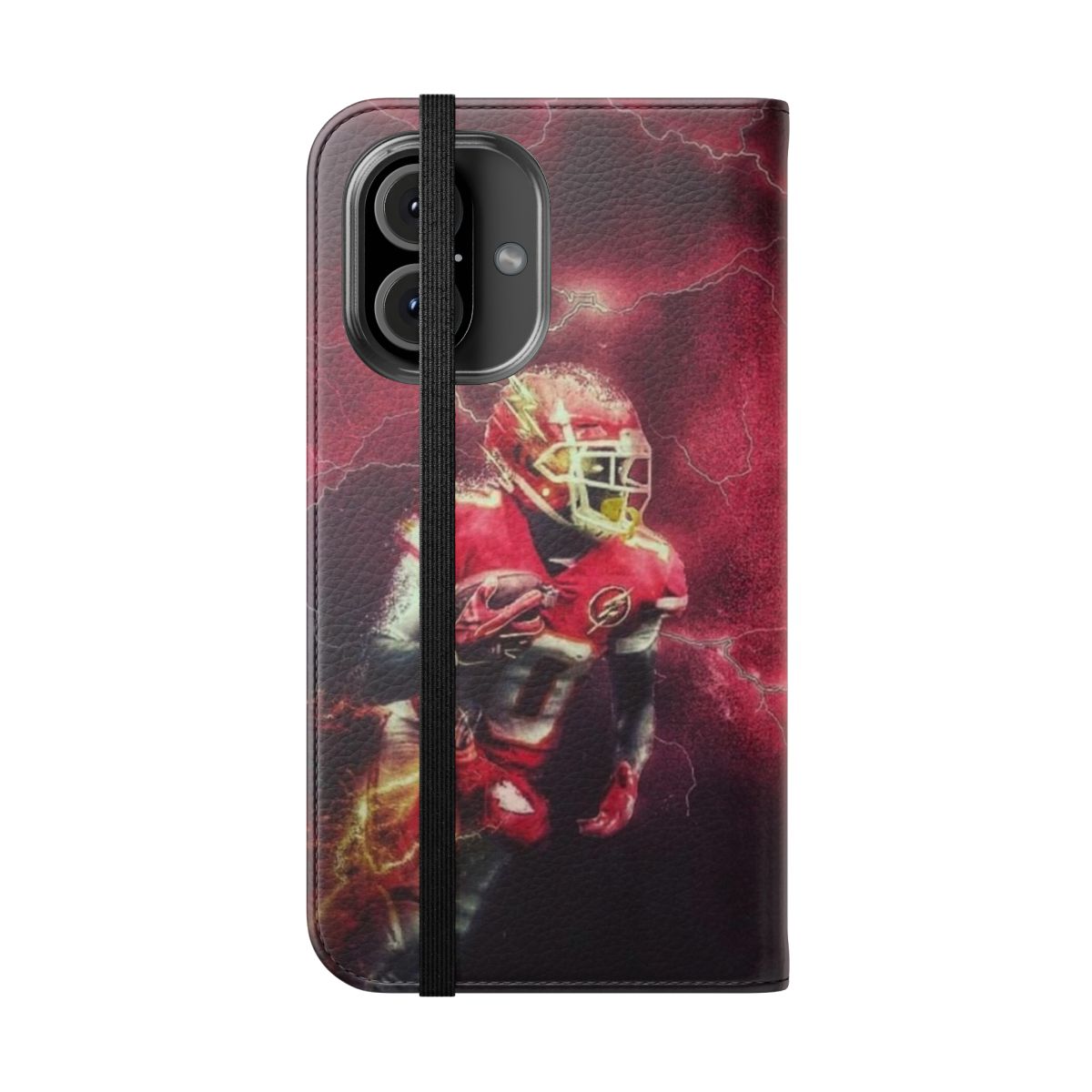 Tyreek Hill Football Inspired Flip Phone Case - Folded Front