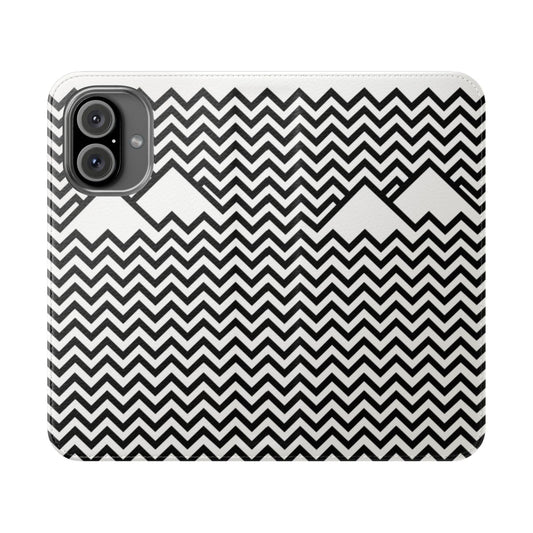 Twin Peaks inspired flip cover phone case